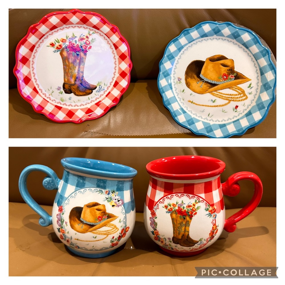 Pioneer Women Plate/Mug Set!  NWOT